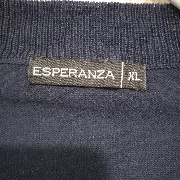 Esperanza open front 3/4 sleeve Blazer jacket sweater top size XL - Picture 3 of 5